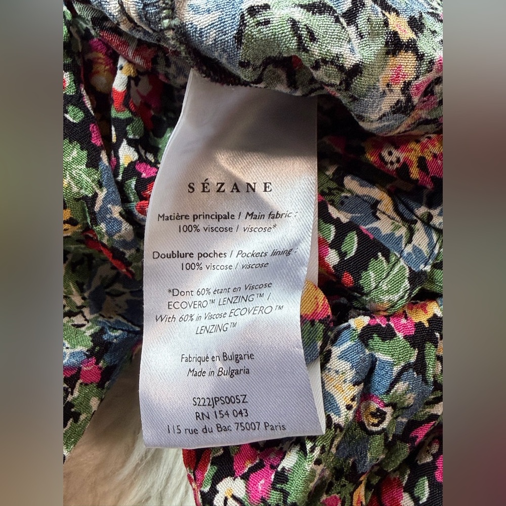 Sezane Ray Jumpsuit in California Print - Size 4 - Picture 6 of 6